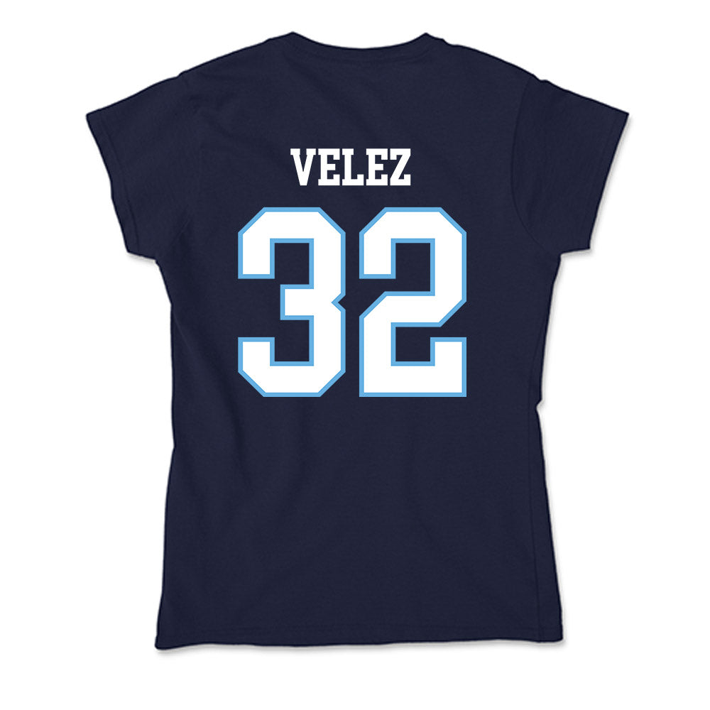 San Diego - NCAA Men's Soccer : Gus Velez - Soft Style Women’s T-Shirt-1