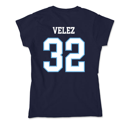 San Diego - NCAA Men's Soccer : Gus Velez - Soft Style Women’s T-Shirt-1