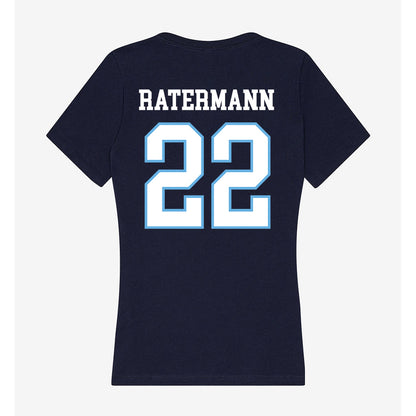 San Diego - NCAA Women's Soccer : Macy Ratermann - Women's V-Neck T-Shirt-1