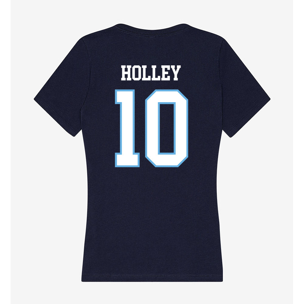San Diego - NCAA Women's Basketball : Helen Holley - Women's V-Neck T-Shirt-1