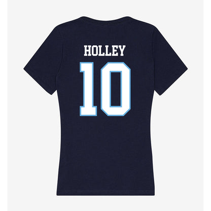 San Diego - NCAA Women's Basketball : Helen Holley - Women's V-Neck T-Shirt-1