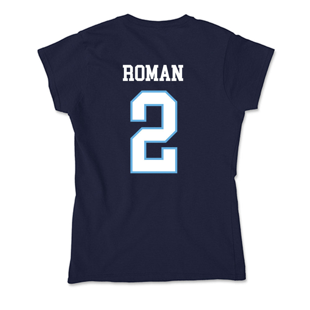 San Diego - NCAA Men's Soccer : Michael Roman - Soft Style Women’s T-Shirt-1