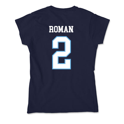 San Diego - NCAA Men's Soccer : Michael Roman - Soft Style Women’s T-Shirt-1