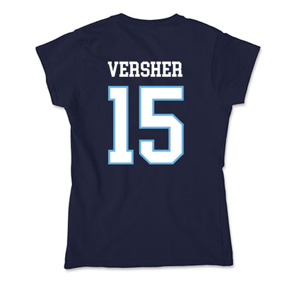 San Diego - NCAA Men's Basketball : Caleb Versher - Soft Style Women’s T-Shirt-1