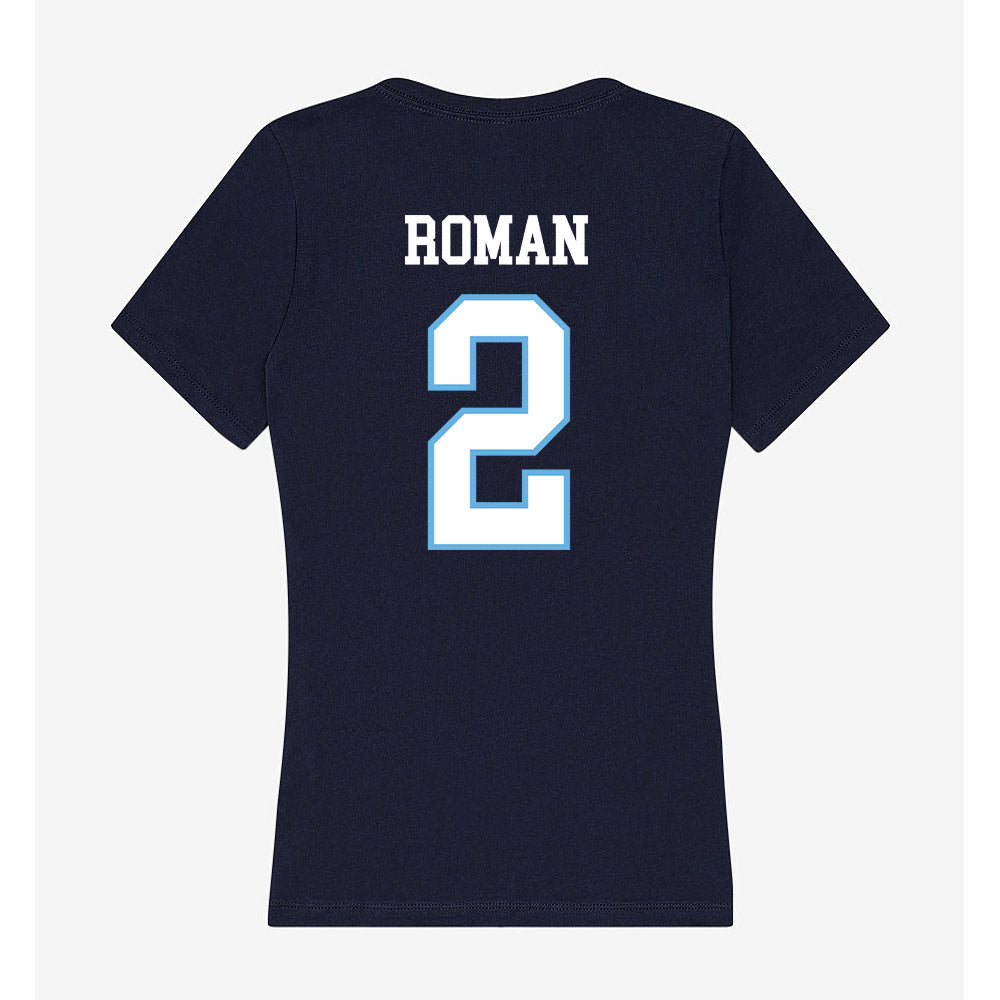 San Diego - NCAA Men's Soccer : Michael Roman - Women's V-Neck T-Shirt-1