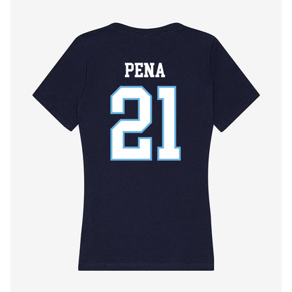 San Diego - NCAA Men's Soccer : Kevin Pena - Women's V-Neck T-Shirt-1