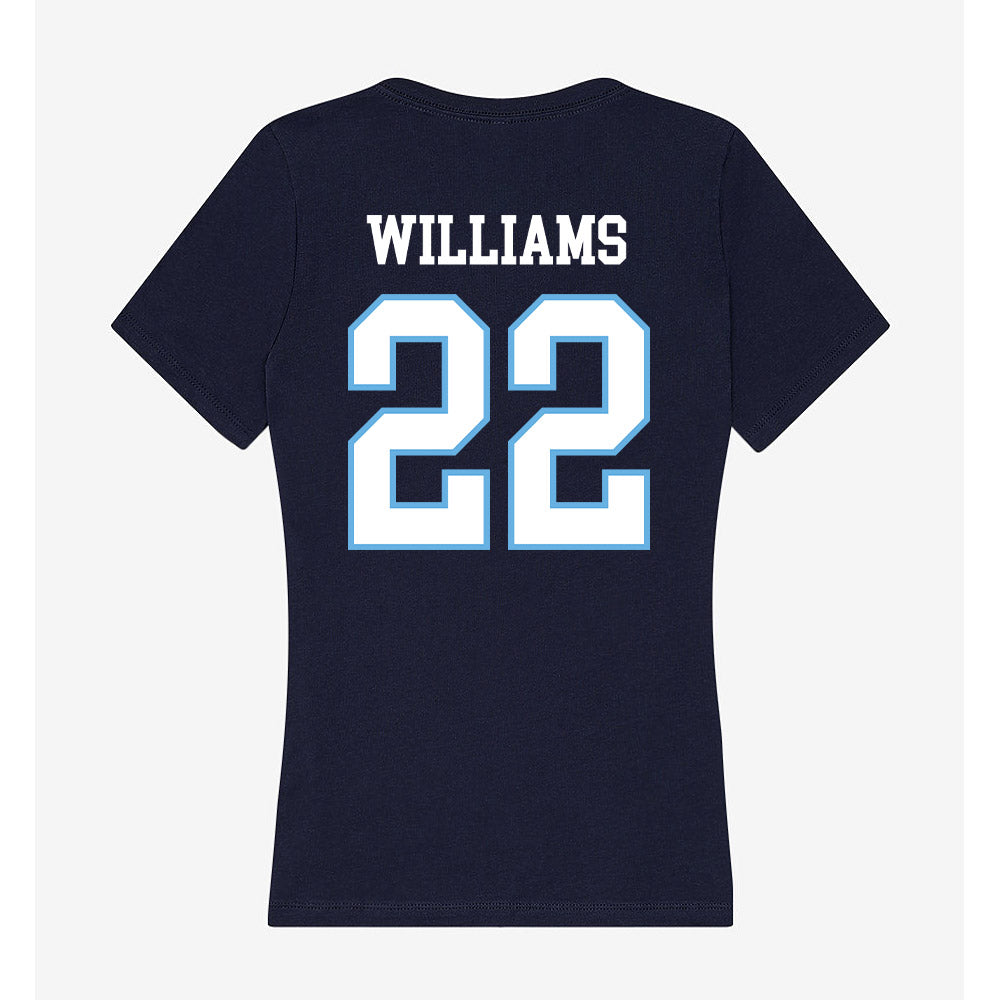 San Diego - NCAA Women's Basketball : Ayla Williams - Women's V-Neck T-Shirt-1
