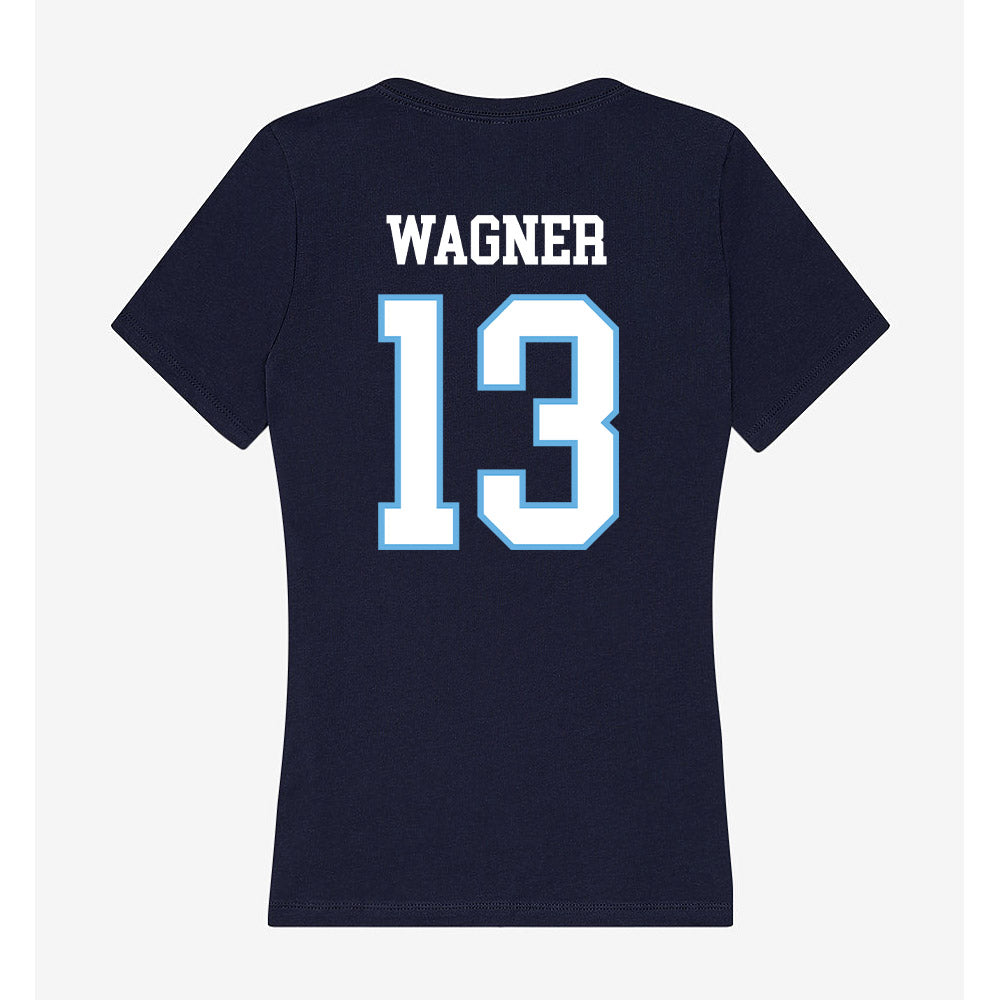 San Diego - NCAA Men's Soccer : Iain Wagner - Women's V-Neck T-Shirt-1