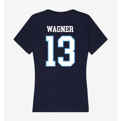 San Diego - NCAA Men's Soccer : Iain Wagner - Women's V-Neck T-Shirt-1