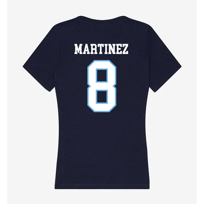 San Diego - NCAA Men's Soccer : Josh Martinez - Women's V-Neck T-Shirt-1
