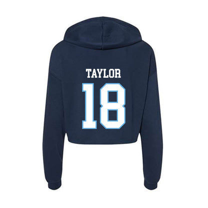 San Diego - NCAA Softball : Emily Taylor - Women's Crop Fleece Hoodie-1