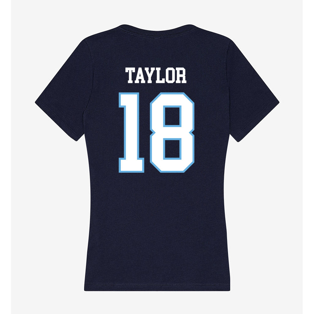 San Diego - NCAA Softball : Emily Taylor - Women's V-Neck T-Shirt-1