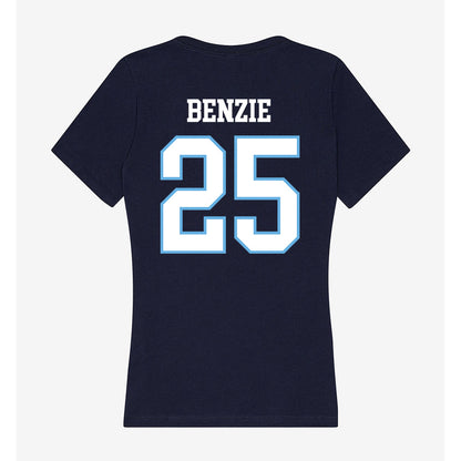 San Diego - NCAA Football : Nathan Benzie - Women's V-Neck T-Shirt-1