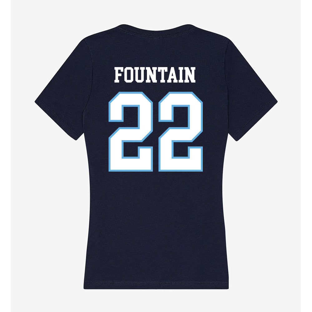 San Diego - NCAA Softball : Adiah Fountain - Women's V-Neck T-Shirt-1