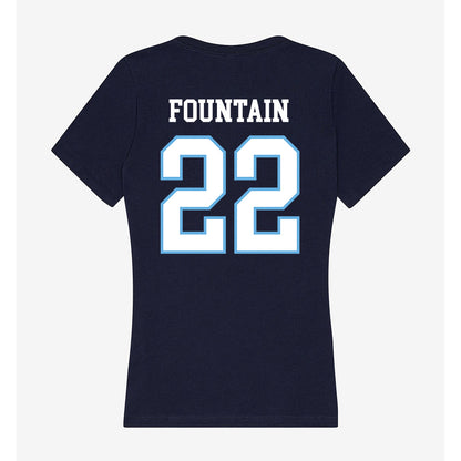 San Diego - NCAA Softball : Adiah Fountain - Women's V-Neck T-Shirt-1
