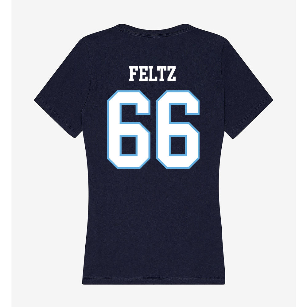San Diego - NCAA Football : Zane Feltz - Women's V-Neck T-Shirt-1