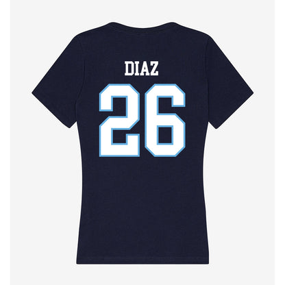 San Diego - NCAA Softball : Abrielle Diaz - Women's V-Neck T-Shirt-1