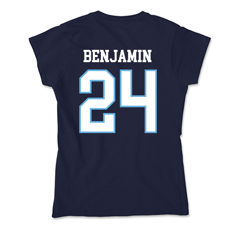 San Diego - NCAA Men's Basketball : Brandon Benjamin - Soft Style Women’s T-Shirt-1