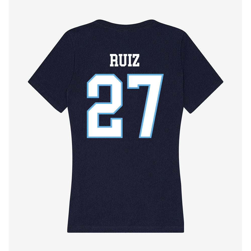 San Diego - NCAA Softball : Carly Ruiz - Women's V-Neck T-Shirt-1