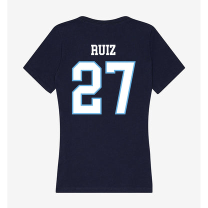 San Diego - NCAA Softball : Carly Ruiz - Women's V-Neck T-Shirt-1
