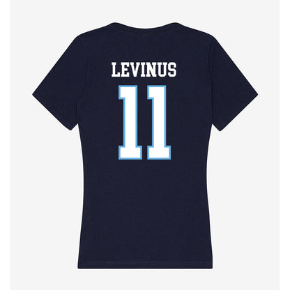 San Diego - NCAA Football : Charlie LeVinus - Women's V-Neck T-Shirt-1