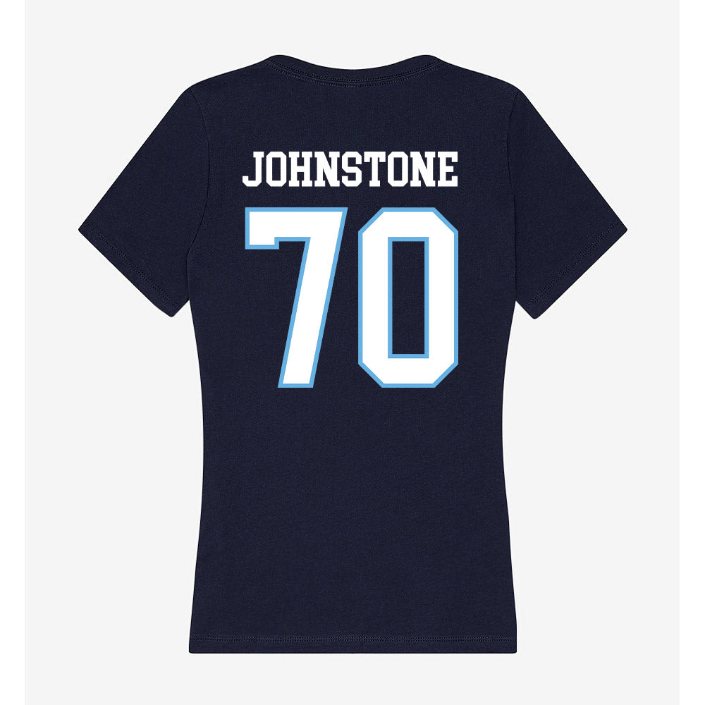 San Diego - NCAA Football : Connor Johnstone - Women's V-Neck T-Shirt-1