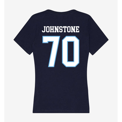 San Diego - NCAA Football : Connor Johnstone - Women's V-Neck T-Shirt-1