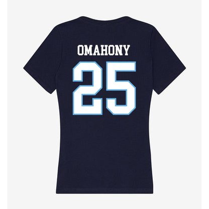 San Diego - NCAA Men's Soccer : Finley Omahony - Women's V-Neck T-Shirt-1