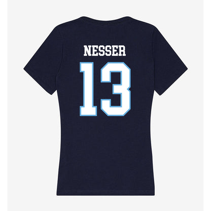 San Diego - NCAA Women's Soccer : Brianna Nesser - Women's V-Neck T-Shirt-1