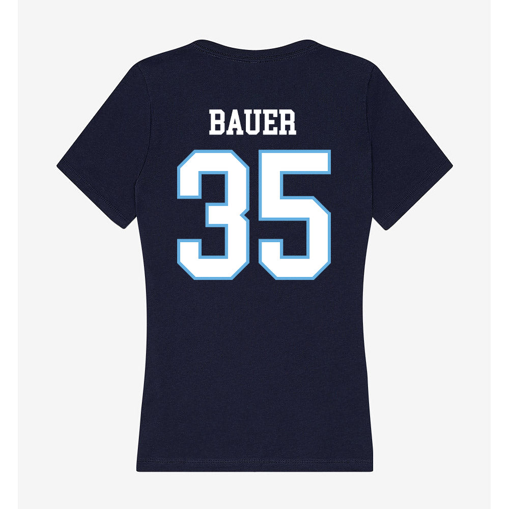 San Diego - NCAA Men's Soccer : Mathias Bauer - Women's V-Neck T-Shirt-1