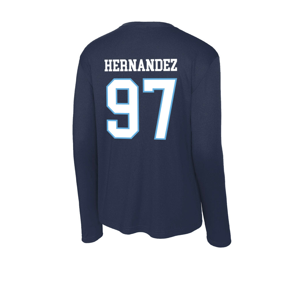 San Diego - NCAA Football : Diezel Hernandez - Activewear Long Sleeve T-Shirt-1