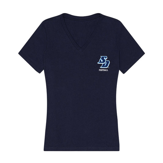 San Diego - NCAA Football : Jonathan Sharp - Women's V-Neck T-Shirt-0
