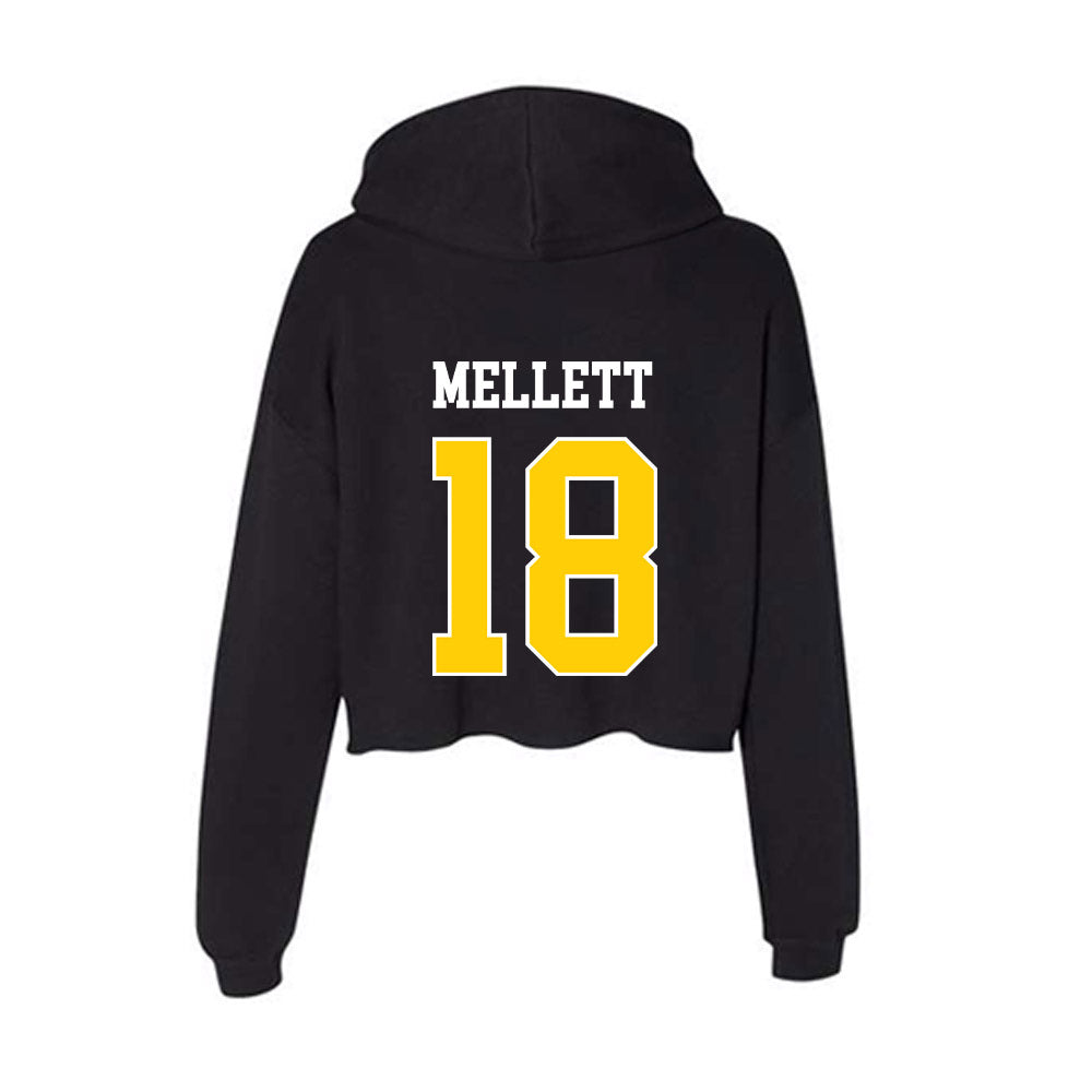 Rollins - NCAA Women's Soccer : Gabby Mellett - Women's Crop Fleece Hooded Sweatshirt-1