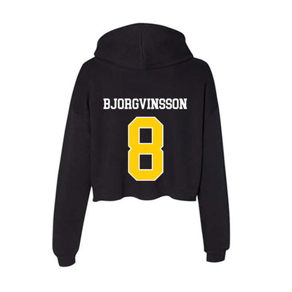 Rollins - NCAA Men's Soccer : Ivar Bjorgvinsson - Women's Crop Fleece Hoodie-1
