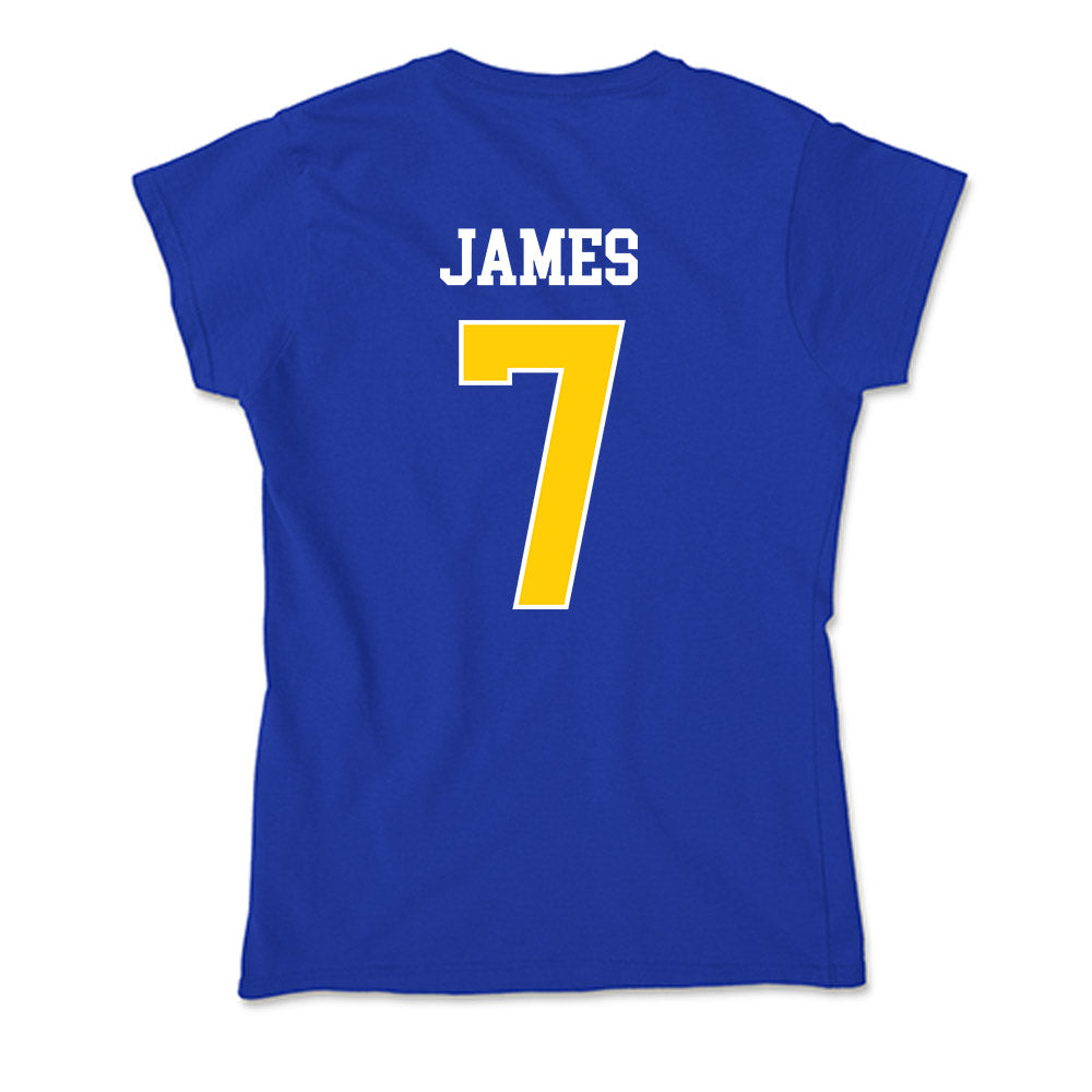 Rollins - NCAA Men's Basketball : Cheo james - Soft Style Women’s T-Shirt-1