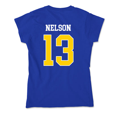 Rollins - NCAA Men's Soccer : Justin Nelson - Soft Style Women’s T-Shirt-1