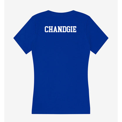 Rollins - NCAA Men's Swimming & Diving : Wade Chandgie - Women's V-Neck T-Shirt-1