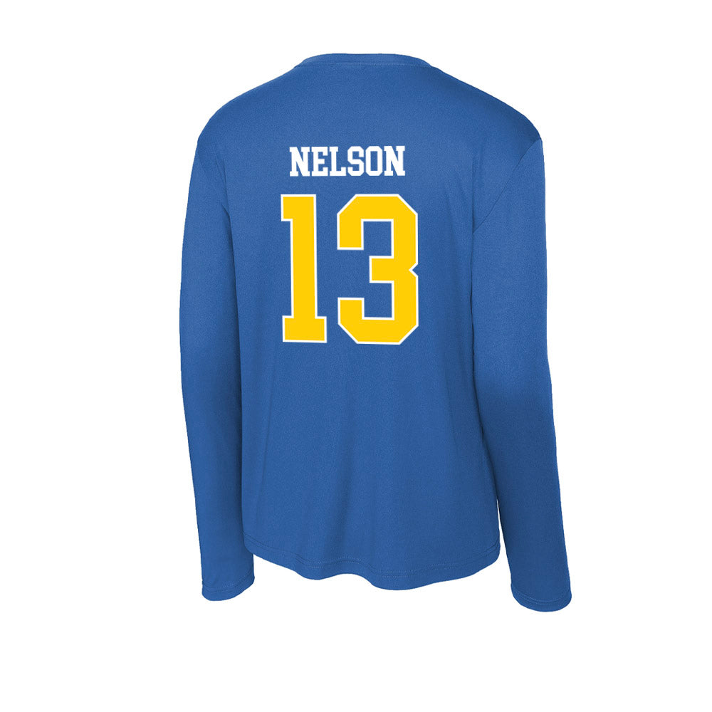 Rollins - NCAA Men's Soccer : Justin Nelson - Activewear Long Sleeve T-Shirt-1