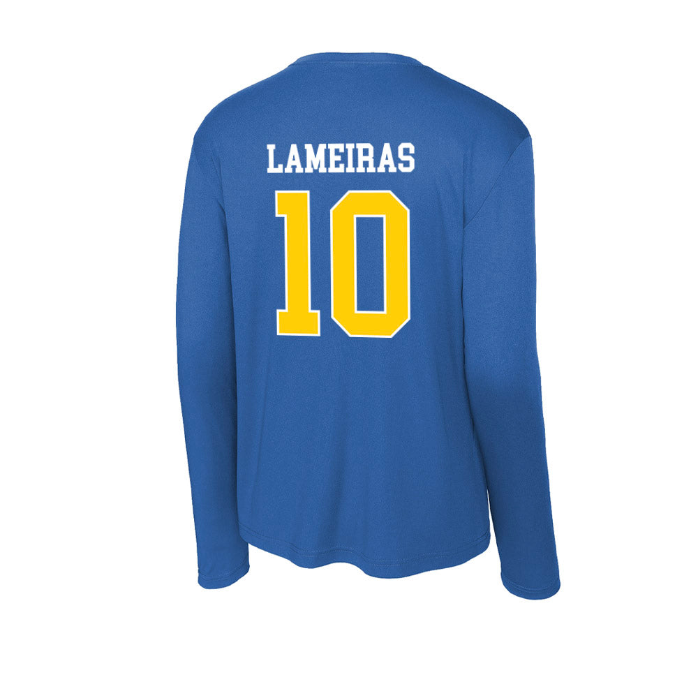 Rollins - NCAA Men's Soccer : Pedro Lameiras - Activewear Long Sleeve T-Shirt-1