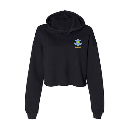 Rollins - NCAA Women's Lacrosse : Louisa Christopher - Women's Crop Fleece Hooded Sweatshirt-0
