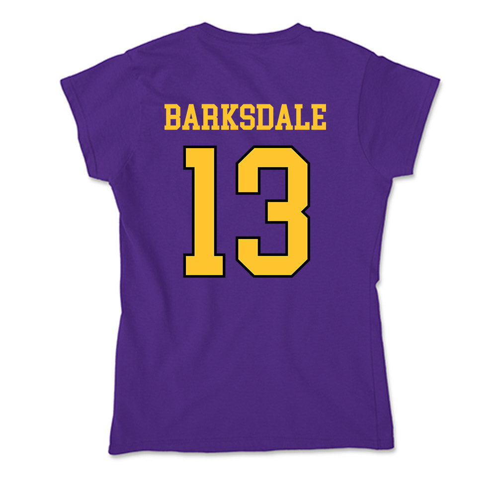 Montevallo - NCAA Men's Basketball : Adam Barksdale - Soft Style Women’s T-Shirt-1