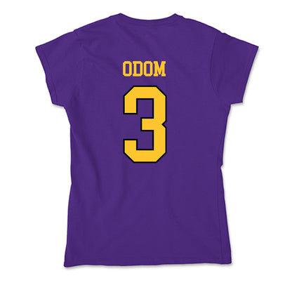 Montevallo - NCAA Men's Basketball : Ty Odom - Soft Style Women’s T-Shirt-1