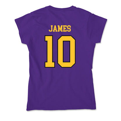 Montevallo - NCAA Men's Basketball : Bryant James - Soft Style Women’s T-Shirt-1