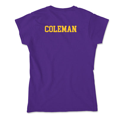 Montevallo - NCAA Women's Track & Field : Sandrea Coleman - Soft Style Women’s T-Shirt-1