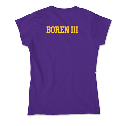 Montevallo - NCAA Men's Golf : Russell Boren III - Soft Style Women’s T-Shirt-1