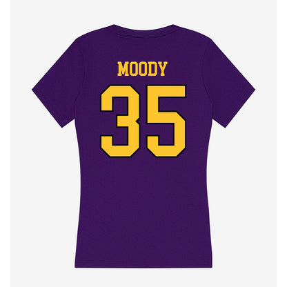 Montevallo - NCAA Men's Basketball : Miller Moody - Women's V-Neck T-Shirt-1