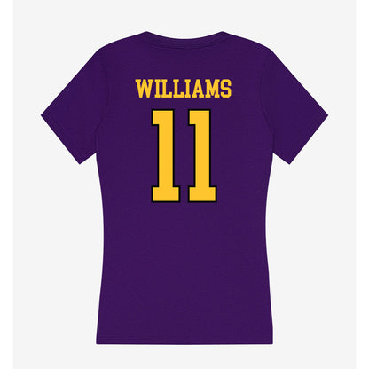 Montevallo - NCAA Softball : Laney Williams - Women's V-Neck T-Shirt-1