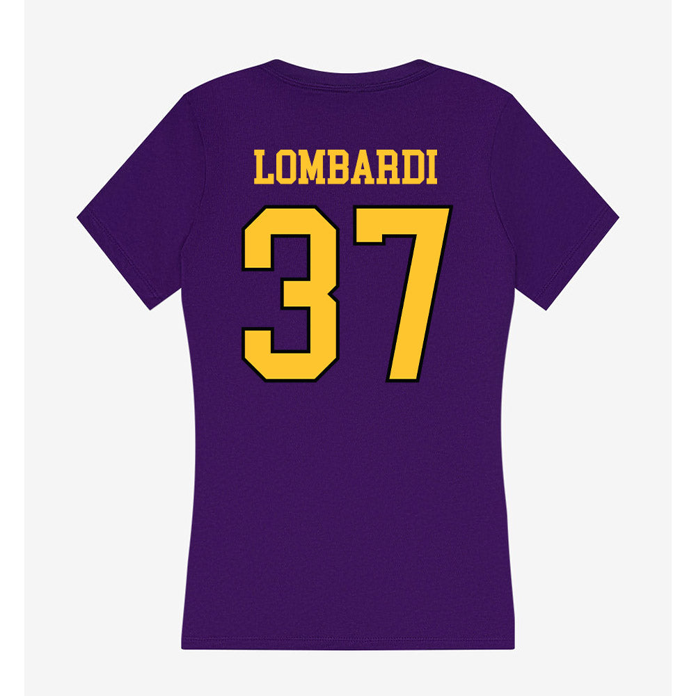 Montevallo - NCAA Men's Lacrosse : Frankie Lombardi - Women's V-Neck T-Shirt-1