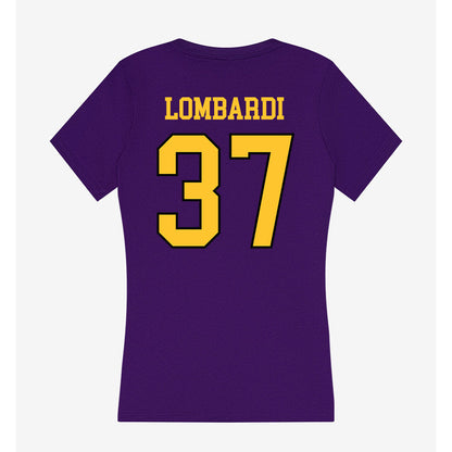 Montevallo - NCAA Men's Lacrosse : Frankie Lombardi - Women's V-Neck T-Shirt-1