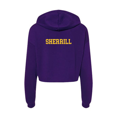 Montevallo - NCAA Men's Track & Field : Patrick Sherrill - Women's Crop Fleece Hoodie-1